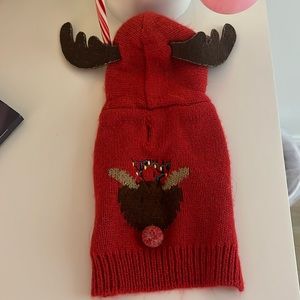 Christmas rain deer dog outfit